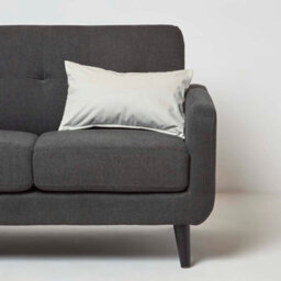 Homescapes Cream Velvet Cushion, Bolster 30 X 50 Cm - thumbnail 2