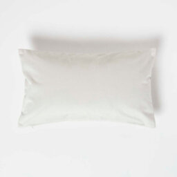 Homescapes Cream Velvet Cushion, Bolster 30 X 50 Cm - thumbnail 3