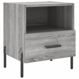 Berkfield Modern Bedside Cabinets 2 Pcs Grey Sonoma 40X35X47.5 Cm Engineered Wood - thumbnail 6