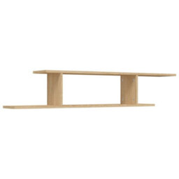 Vidaxl Wall-Mounted Tv Shelf Sonoma Oak 125X18X23 Cm Engineered Wood - thumbnail 1