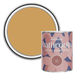 Rust-Oleum Dijon Satin Bathroom Wood & Cabinet Paint 750Ml