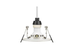 Luminosa Lighting Luminosa Led Fire Rated Downlight Recessed Spotlight Round Gu10 Holder Satin Nickel Ip65 - thumbnail 2