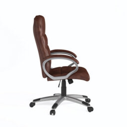 Alphason Dorel Home Hampton Office Chair In Brown Leather - thumbnail 5