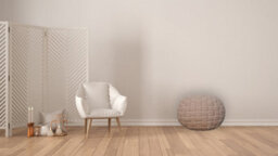 Artisan Furniture Solid Wood Tube Pouffe Cream