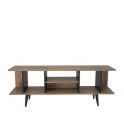 Decorotika Akya Tv Stand Tv Unit For Tvs Up To 65 Inch Walnut Black - thumbnail 5