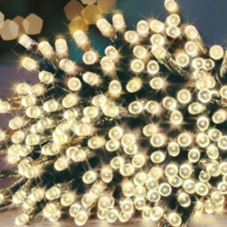 Premier Decorations Limited 200 Led Supabrights Warm White Multi-Action 16M Lit Length Green Cable - thumbnail 1