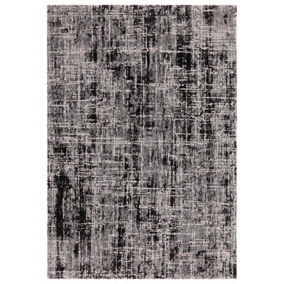Abstract Black Luxurious Modern,easy To Clean Rug For Bedroom & Living Room-160Cm X 230Cm - image 1