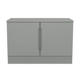 Messina Matt Dusk Grey Tv Stand, (H)49.5Cm X (W)74Cm X (D)38.5Cm - thumbnail 2
