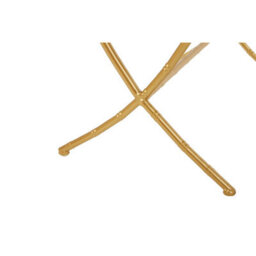 Orsina  Set Of 2 Bamboo Design Side Tables,rectangular Nesting Table,luxe Gold Finish Bedside Table,accent Tables - thumbnail 5