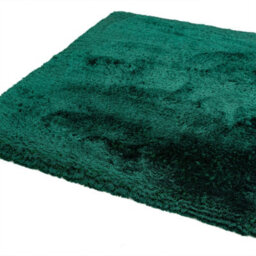 Green Easy To Clean Plain Handmade , Luxurious , Modern , Plain , Shaggy , Sparkle Rug For Living Room, Bedroom - 70Cm X 140Cm - thumbnail 3