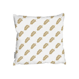 Andrew Lee Cushions - Gold Leaf Pattern (Cushion) / 60Cm X 60Cm - thumbnail 1