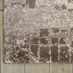 Beige Luxurious Modern Easy To Clean Abstract Viscose Wool Rug For Living Room, Bedroom - 259Cm X 351Cm - thumbnail 5