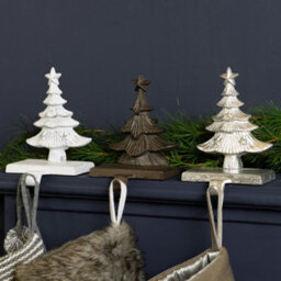 Dibor Pack Of 3 Christmas Tree Decorative Stocking Hook Fireplace Stocking Holder Christmas Stocking Holders - thumbnail 3