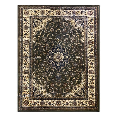 Extra Large Traditional Rugs Non Slip Hallway Runner Living Room Bedroom Carpet Green 80 Cm X 150 Cm - image 1