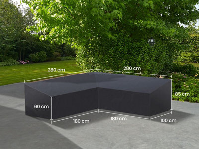 Norfolk Leisure Life Cover 08 - Lounge L-Shape L280Cm X W280Cm X H85/60Cm