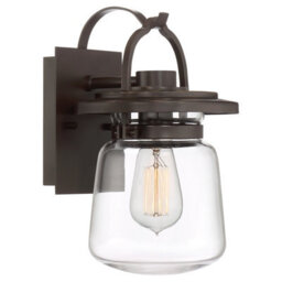 Luminosa Lighting Luminosa Quoizel Lasalle Outdoor Wall Lantern Western Bronze, Ip44