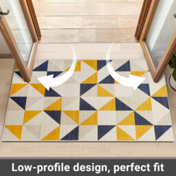 Ameha Modern Printed Rug Geometric Brio Design Indoor/outdoor Mat-40X60 Cm Bath Door Mats - thumbnail 3