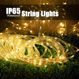 Solar Rope Lights 2-Pack 100Led 39Ft, 8 Modes Waterproof Outdoor Fairy String For Garden Wedding - thumbnail 3