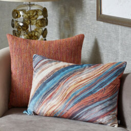 Prestigious Textiles Heartwood Velvet Marble Feather Filled Cushion - thumbnail 4