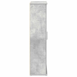 Walplus Bathroom Cabinet With Roll Holder Concrete Grey 39X22X90 Cm - thumbnail 6