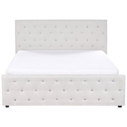 Beliani Ottoman Bed Fabric Amiens 160 X 200 Cm (Eu King Size) Beige - thumbnail 6
