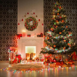 Amorly 40Cm Artificial Christmas Wreath, Xmas Front Door Wall Hanging Ornament, Festive Wreath For Holiday Party Indoor Home Decorations - thumbnail 9