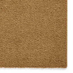 Gold Plain 25mm Thick Anti-Shed Rug For Bedroom, Living, & Dining Room, Anti-Shed Modern Plain Area Rug-160Cm X 230Cm - thumbnail 4