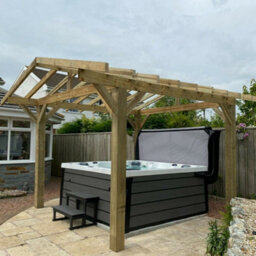 Ruby UK Ruby Premium Pergolas - Frame Only 1.8M Long X 3.9M Wide - thumbnail 1