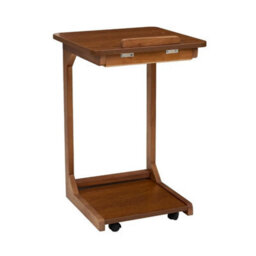 C Shaped Side End Table Flip Top Coffee Table Livingroom Bedside Under Sofa Desk - thumbnail 4