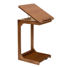C Shaped Side End Table Flip Top Coffee Table Livingroom Bedside Under Sofa Desk - thumbnail 5