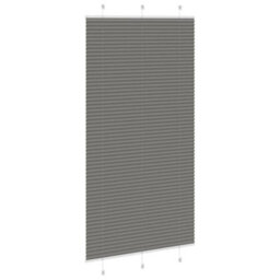 Berkfield Pleated Blind Anthracite 110X200 Cm Fabric Width 109.4 Cm Polyester - thumbnail 4