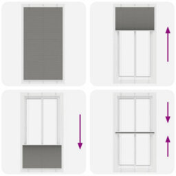 Berkfield Pleated Blind Anthracite 110X200 Cm Fabric Width 109.4 Cm Polyester - thumbnail 7