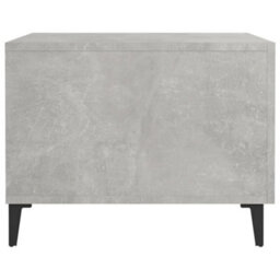 Berkfield Coffee Table With Metal Legs 2 Pcs Concrete Grey 50X50X40 Cm - thumbnail 8