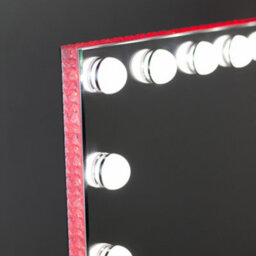 Downton Interiors White Modern Led Hollywood Vanity Makeup Tabletop Dressing Mirror With Bulbs 58Cm - Soho Collection - thumbnail 4