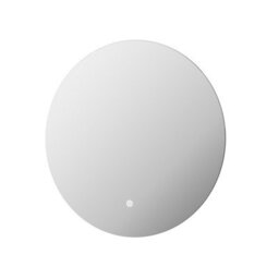Affine Round Led Mirror Bathroom Backlit Touch Demister Pad Mains Powered 600X600mm - thumbnail 2