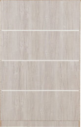 Malvern 3 Door Wardrobe In Beige Urban Snow Finish - thumbnail 5