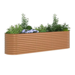 Walplus Garden Raised Bed Brown 320 X 80 X 81 Cm Steel - thumbnail 3