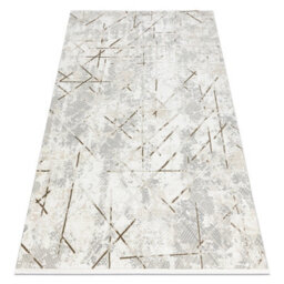 RugsX Modern Carpet Duke 51393 Cream / Gold - Geometric, Vintage Structured,  200X290 Cm - thumbnail 1