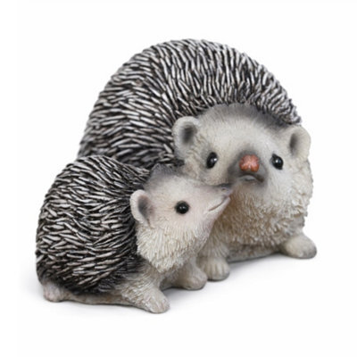 Gifts Direct 2 U Rustic Hedgehog Ornament Mother & Baby Figurine - image 1