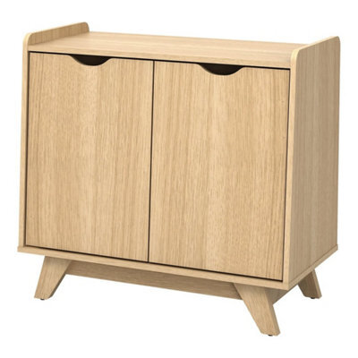 Modern Wooden Buffet Sideboard Organizer With Freestanding Design - image 1