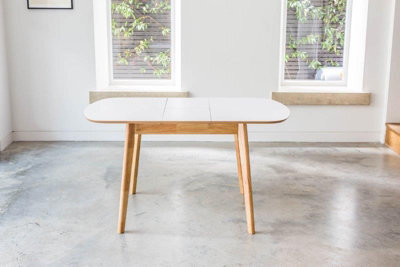 Out & Out Original Out & Out Abbey Wood Extending Dining Table - 106-136Cm - image 1