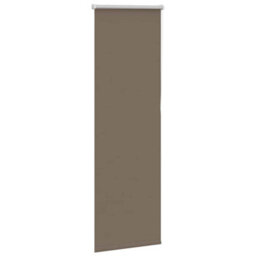 Berkfield Roller Blind Blackout Coffee 55X150 Cm Fabric Width 50.7 Cm Polyester - thumbnail 3