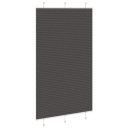 Berkfield Pleated Blind Black 115X200 Cm Fabric Width 114.4 Cm Polyester - thumbnail 4