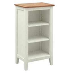 Hallowood Furniture Clifton Oak Painted Small Bookcase - thumbnail 8