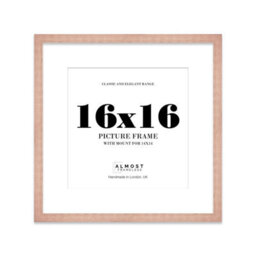 "16X16"" Bronze Picture Frame - 16X16"" Square Frame With 14X14"" Mount For 16X16""/14X14"" Pictures Art Deco Style Room Decor, 1 Pack"