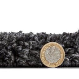 Dark Grey Plain Shaggy Modern Plain Easy To Clean Soft Rug For Dining Room -160Cm X 220Cm - thumbnail 3