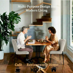 Evre Light Grey Freddie Dining Chairs Set Of 2, Upholstered, Corduroy, Stain-Resistant, Metal Frame, Non-Marking Foot  - 9 Colours - thumbnail 8