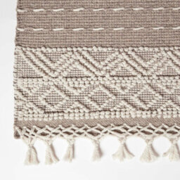 Homescapes Patna Beige & Natural Kilim Wool Rug 160 X 230 Cm - thumbnail 3