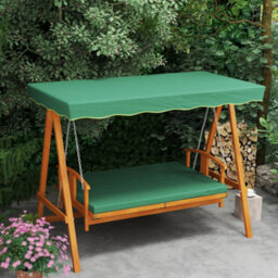 Outsunny 3 Seater Wooden Garden Swing Chair Seat Hammock Bench Lounger Bed - thumbnail 9