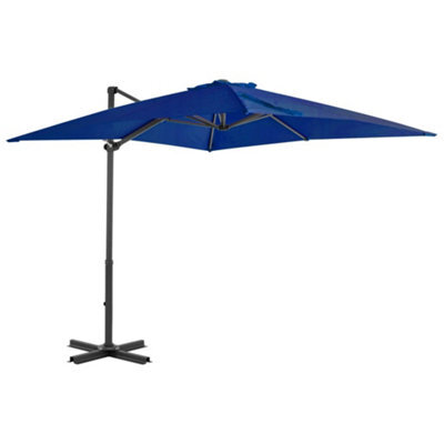 Walplus Cantilever Garden Parasol With Aluminium Pole Azure Blue 250X250 Cm - image 1